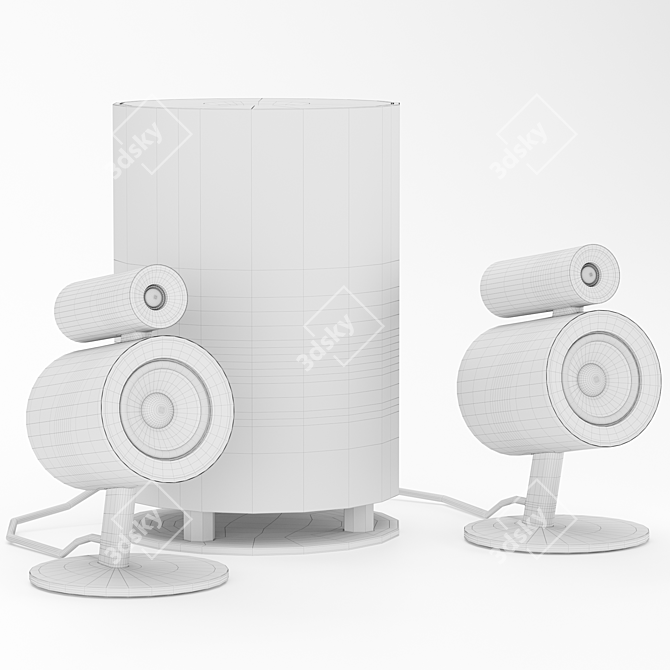 Razer Nomo Pro: Immersive Audio Powerhouse 3D model image 4