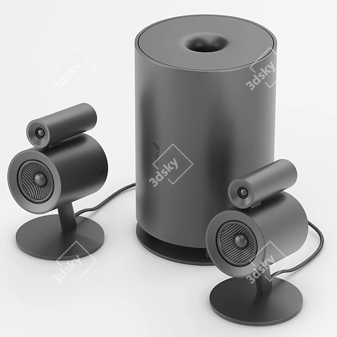 Razer Nomo Pro: Immersive Audio Powerhouse 3D model image 7