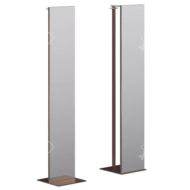 Glimmering Reflections: S33 Mirror Stand 3D model image 1