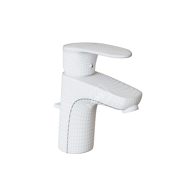 Roca Monodin-N Basin Mixer: Sleek Design, Aerated Spout 3D model image 2