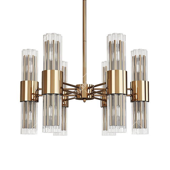 Modern HETEL Design Lamps 3D model image 1