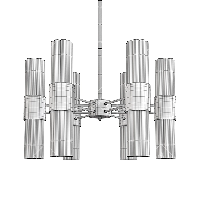Modern HETEL Design Lamps 3D model image 2