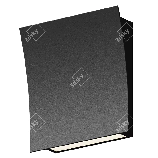 Sleek Sliding Light: Slide Sconce 3D model image 2