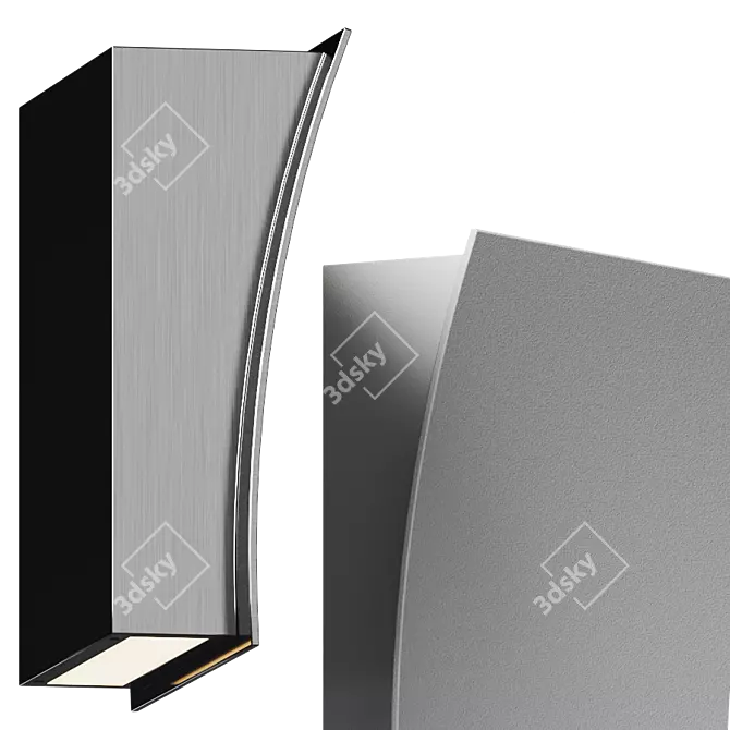 Sleek Sliding Light: Slide Sconce 3D model image 4