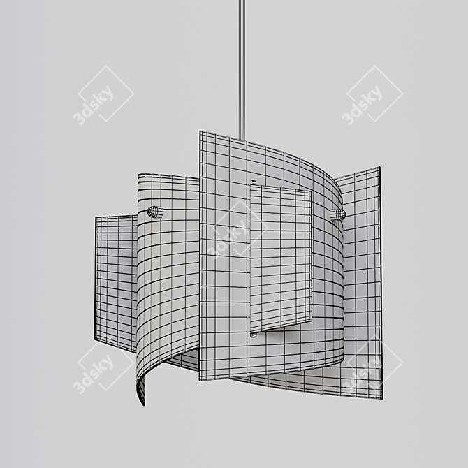 Modern Vent Design Lamp 3D model image 3