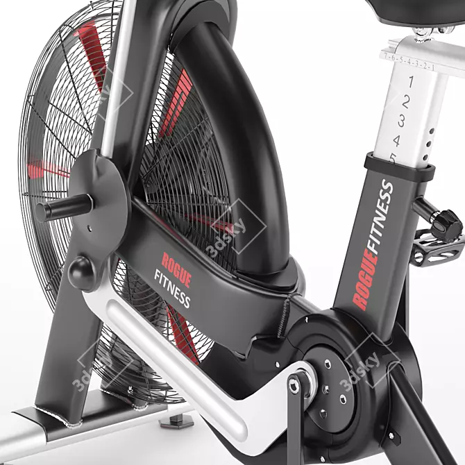 FitRide AirBike - 3D Fitness Dynamo 3D model image 4