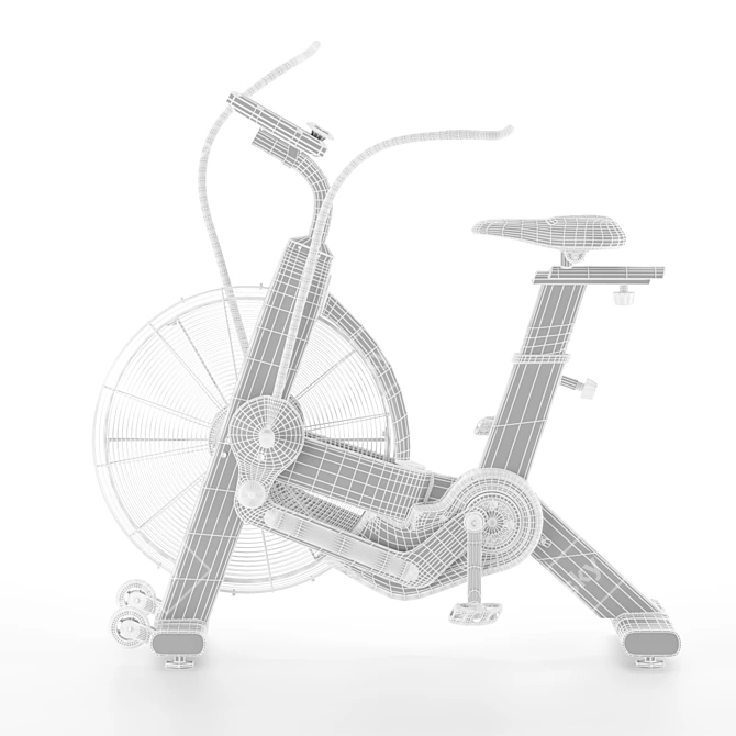 FitRide AirBike - 3D Fitness Dynamo 3D model image 6