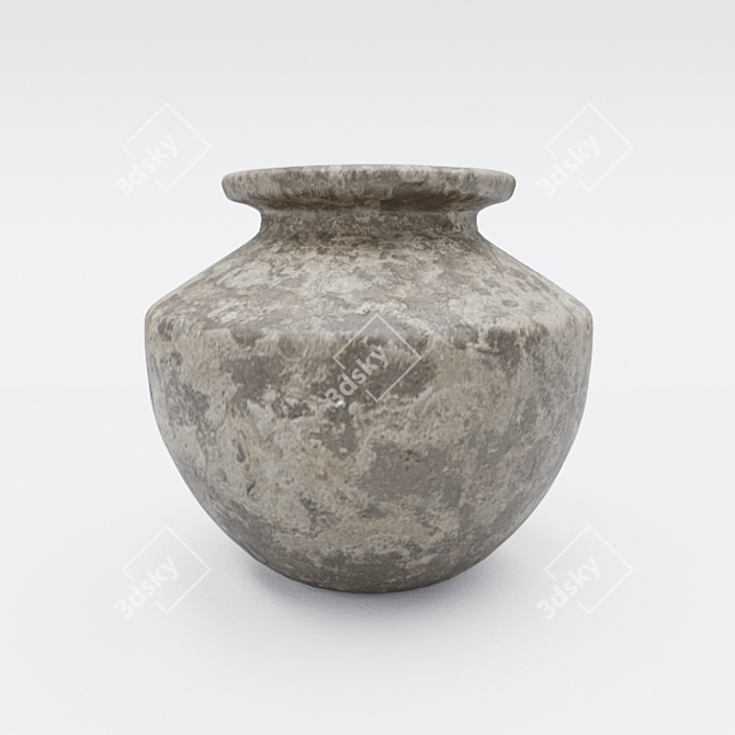 Ethnic Style Vases Set 3D model image 5