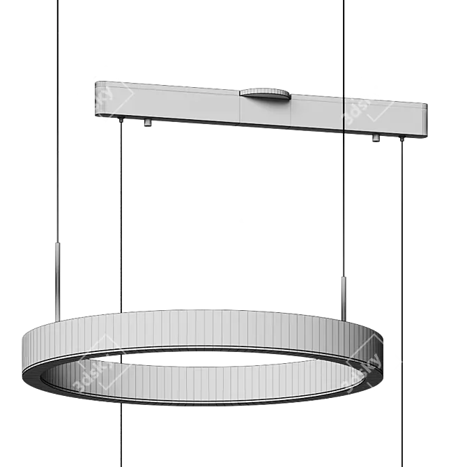 Prometheus Ring Pendant Light 3D model image 4