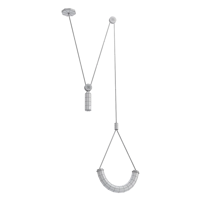 ARC Pendant: Embrace Shape 3D model image 2