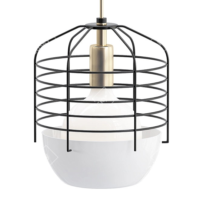 Bluff City Pendant Light 3D model image 1