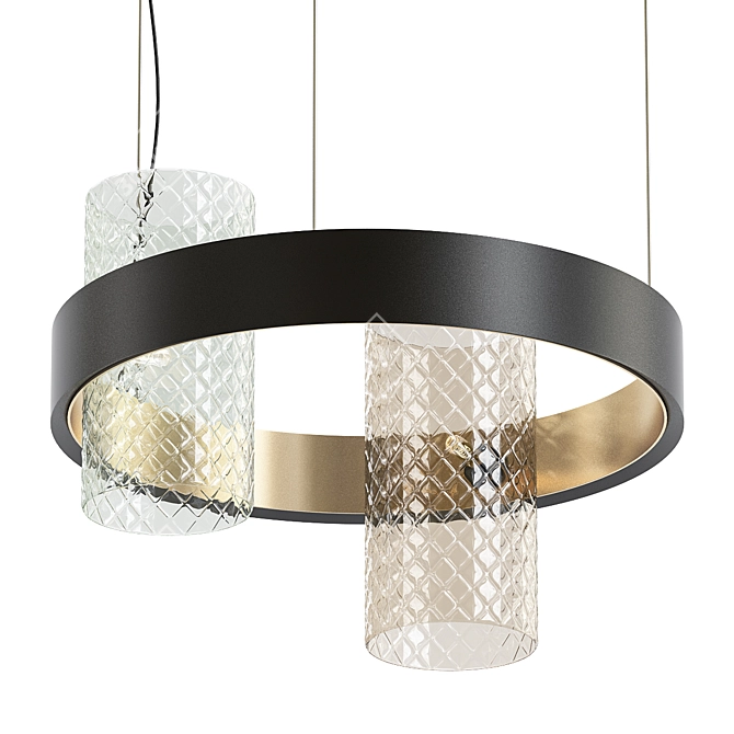 Sleek and Stylish Vistosi Armonia Pendant 3D model image 1
