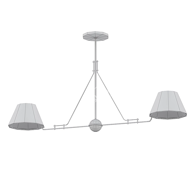 Chiltern Double: Modern Elegance Illuminated 3D model image 2