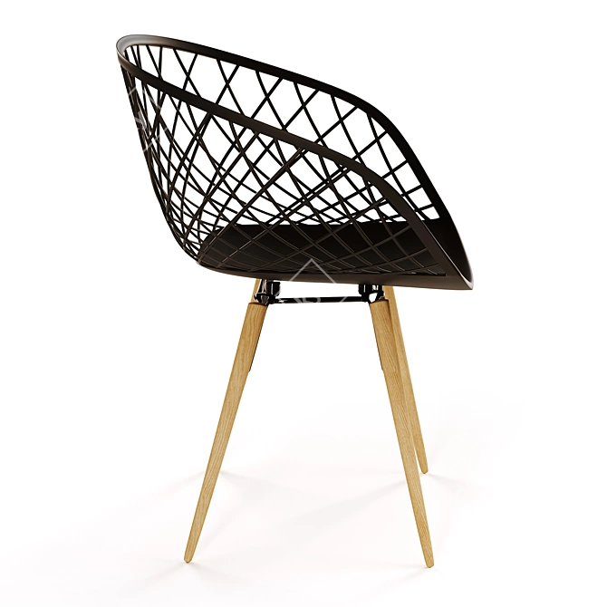 Cameo Office Chair: Stylish and Modern 3D model image 3