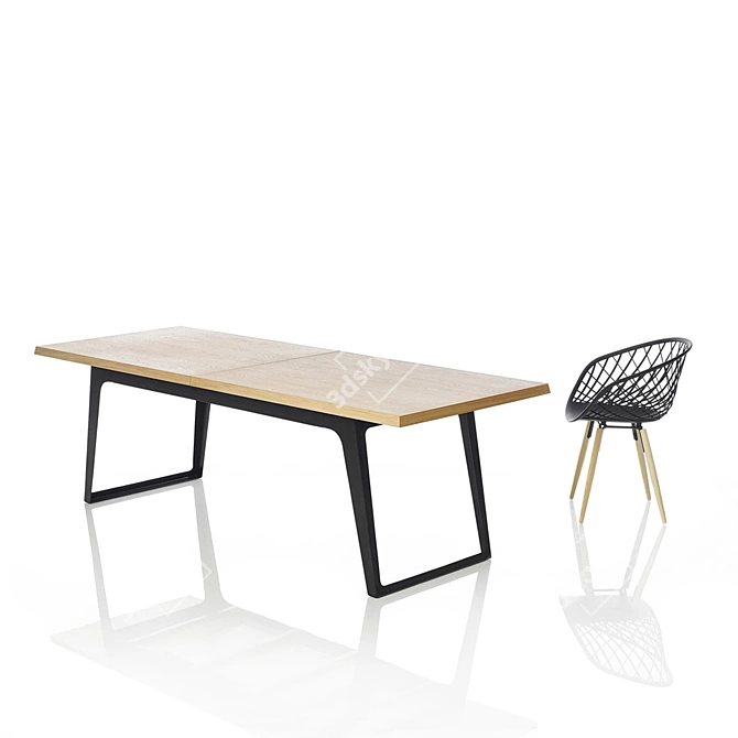 Cameo Office Chair: Stylish and Modern 3D model image 4