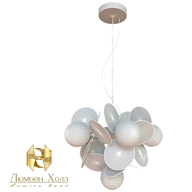 Elegant OM Chandelier "Lumien Hall 3D model image 3