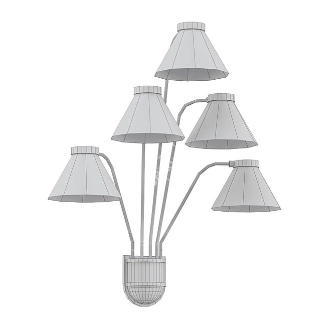 Illuminating Elegance: The Roosevelt 3D model image 2
