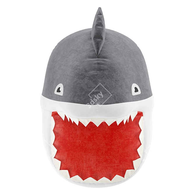 Shark Attack Ottoman 3D model image 7