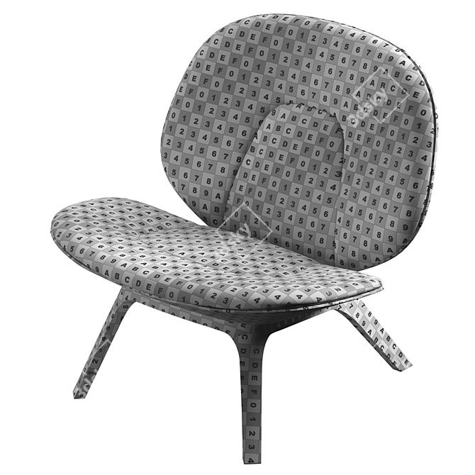Elegant Poi Chair by Weibelweibel 3D model image 7