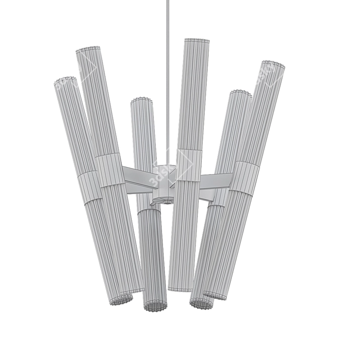 Stunning Dixie Chandelier for Elegant Spaces 3D model image 2