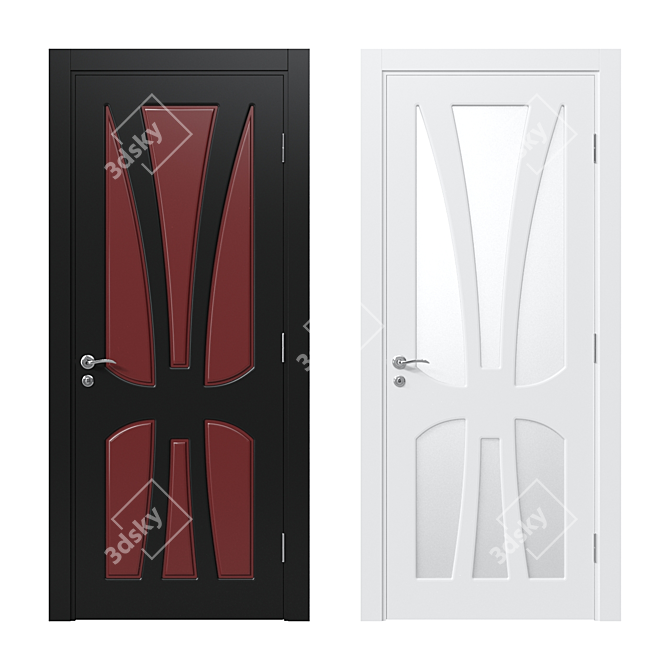 Modern Interior Door 58 3D model image 1