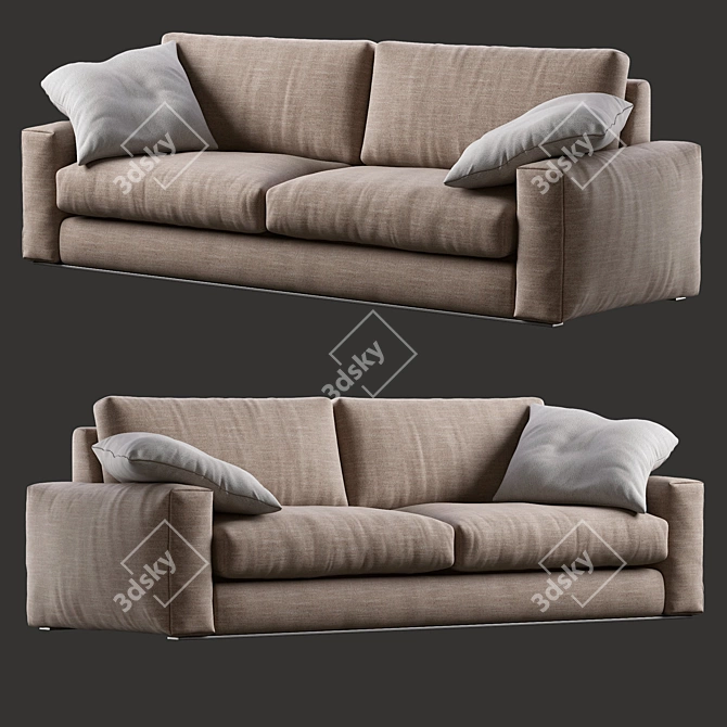 Modern Design Sofa: 810 FLY By Vibieffe 3D model image 1