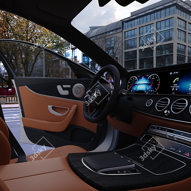 2021 Mercedes AMG E Class: Powerful & Stylish Sedan 3D model image 21
