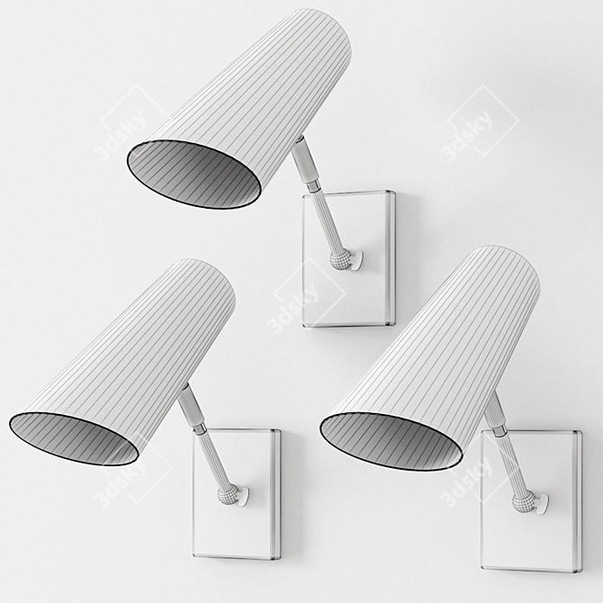 Il Bronzetto Blossom Camelia Wall Sconce 3D model image 2