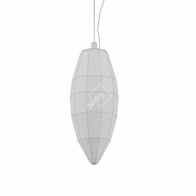 Elegant Baco Pendant Lights 3D model image 2