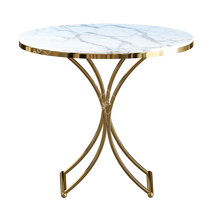 Modern Minimalist Coffee Table 3D model image 2