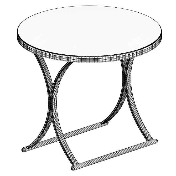 Modern Minimalist Coffee Table 3D model image 5