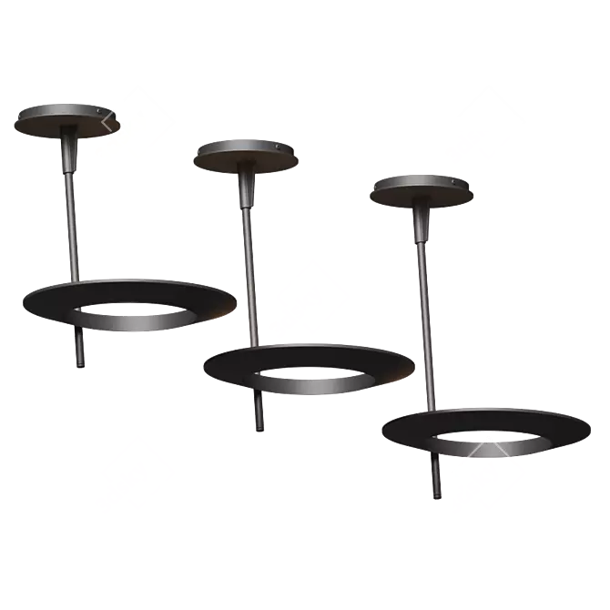 Sonneman Ringlo Pendant - Modern Elegance for Your Home 3D model image 4
