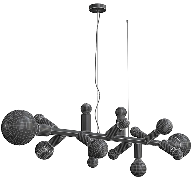 Contemporary Party Hanging Lamp 3D model image 7