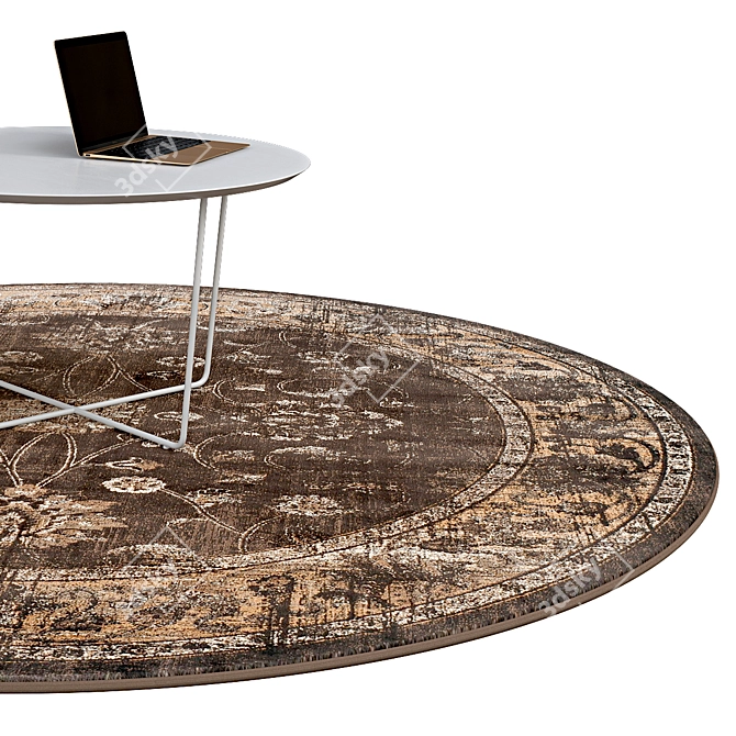 Elegant Circle Rugs | No. 182 3D model image 2