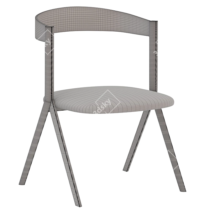 Modern Diverge Chair 3D model image 5