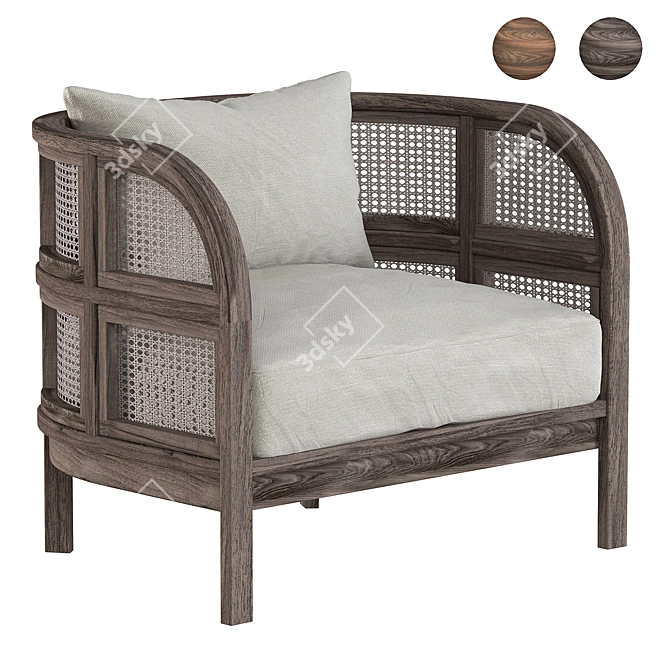 Cozy Union Nest Chair 3D model image 6
