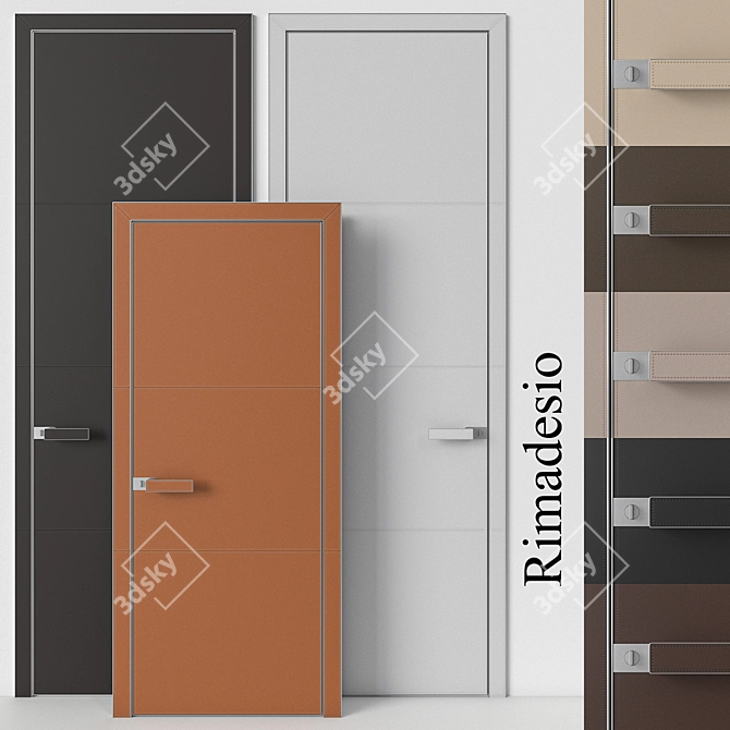 Modern Door Collection: Rimadesio Luxor 3D model image 1