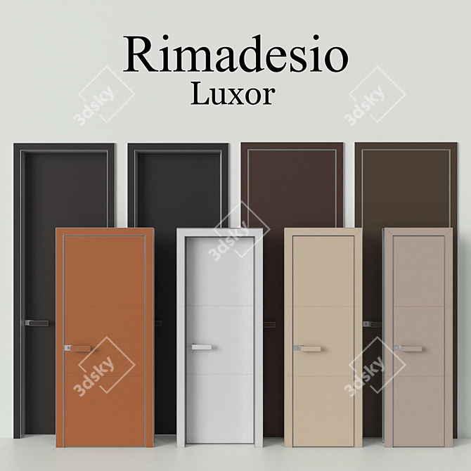 Modern Door Collection: Rimadesio Luxor 3D model image 3