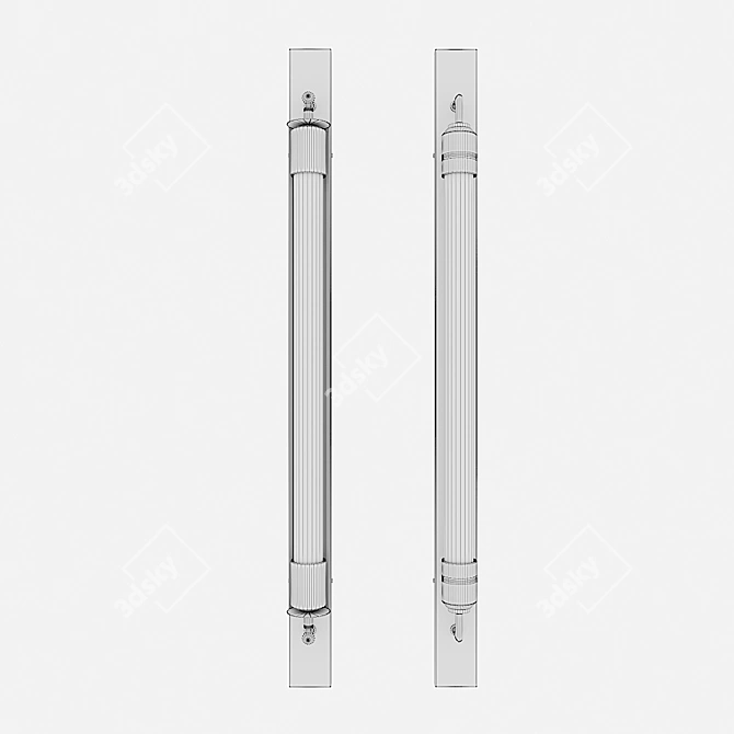 Handle Studio Art Deco 38 Pendant 3D model image 2
