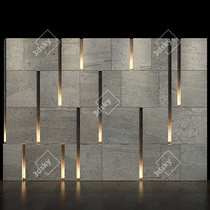 Galaxy Bliss Wall Panel 3D model image 1