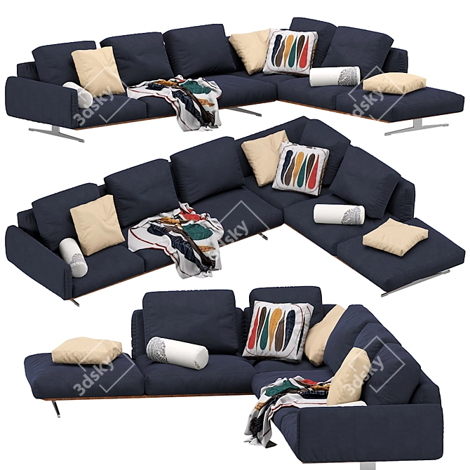 Dream Sofa: Luxurious Comfort for Your Living Space 3D model image 1