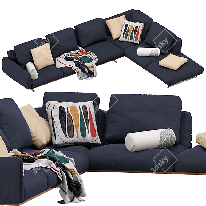 Dream Sofa: Luxurious Comfort for Your Living Space 3D model image 5