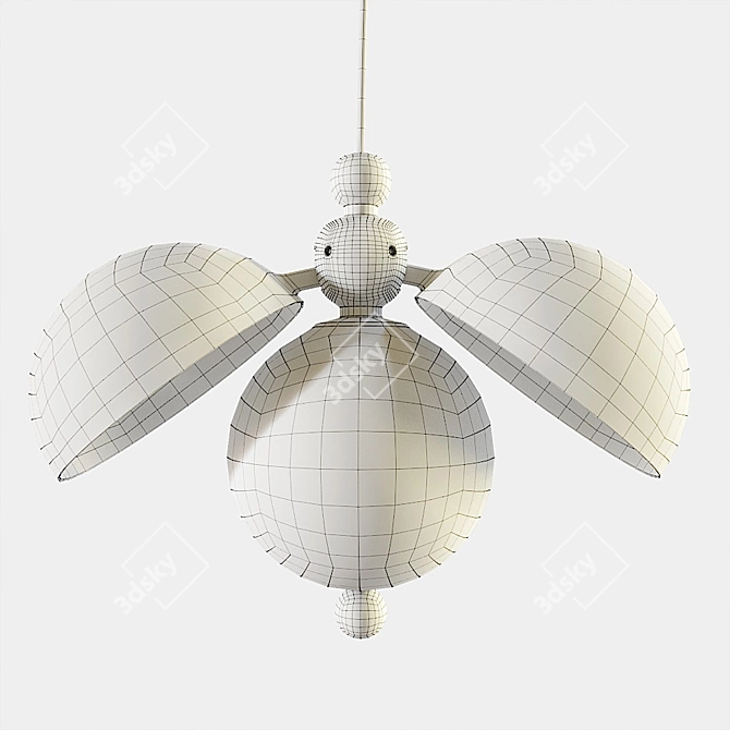 Studio LadyBug Pendant: Elegant and Modern 3D model image 9