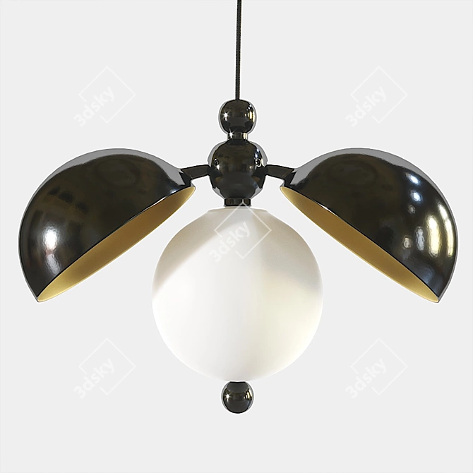 Studio LadyBug Pendant: Elegant and Modern 3D model image 3
