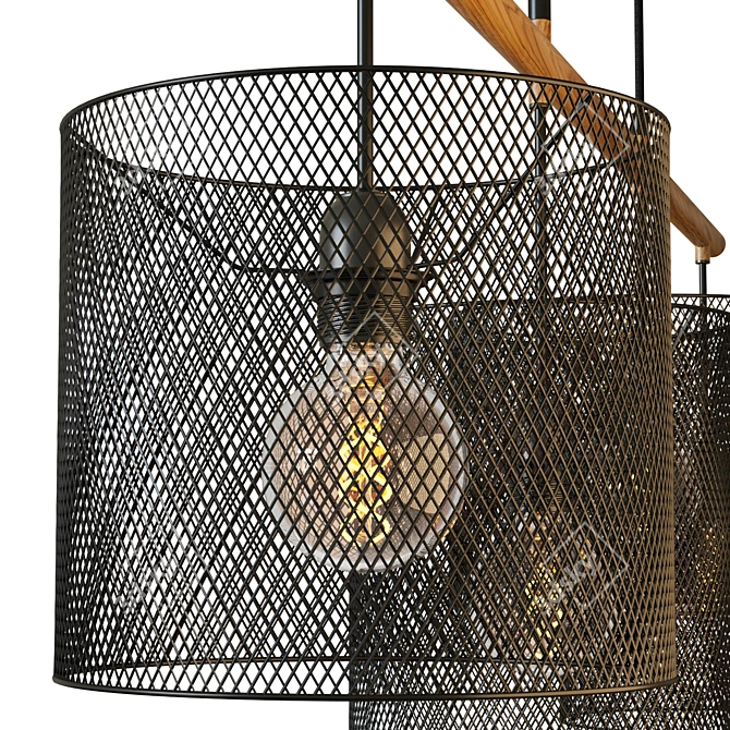 Modern Mesh Pendant Lamp 3D model image 4