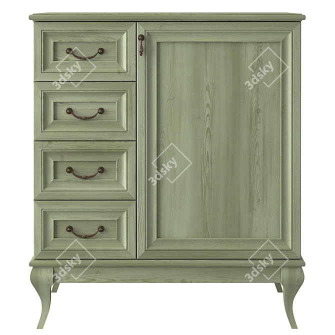 433 MK-64 Chest of Drawers 3D model image 2