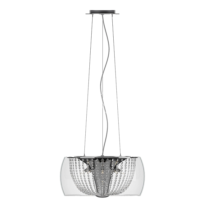 Elegant Audi-61 Pendant Lamp 3D model image 2