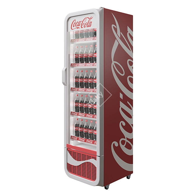 CocaCola Mini Fridge: ICOOL 450 3D model image 1