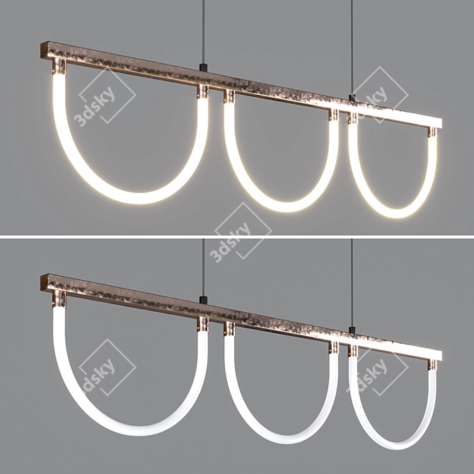 Modern Meego LED Pendant Light 3D model image 2