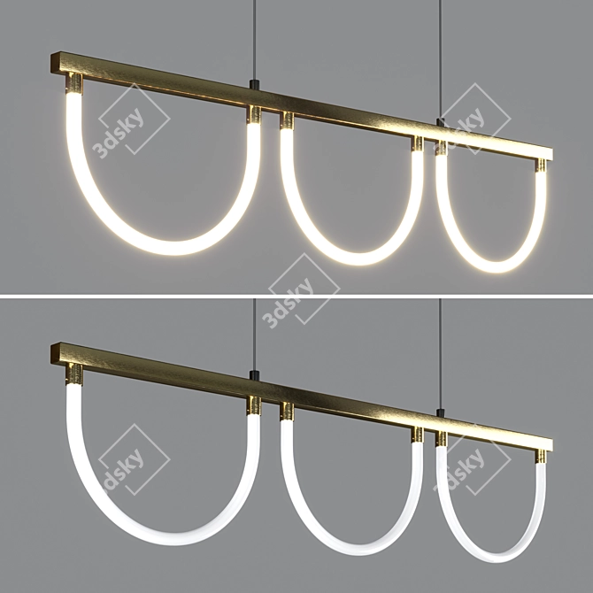 Modern Meego LED Pendant Light 3D model image 3